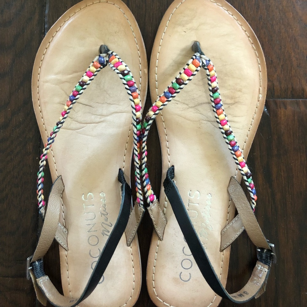Coconuts by Matisse beaded sandal